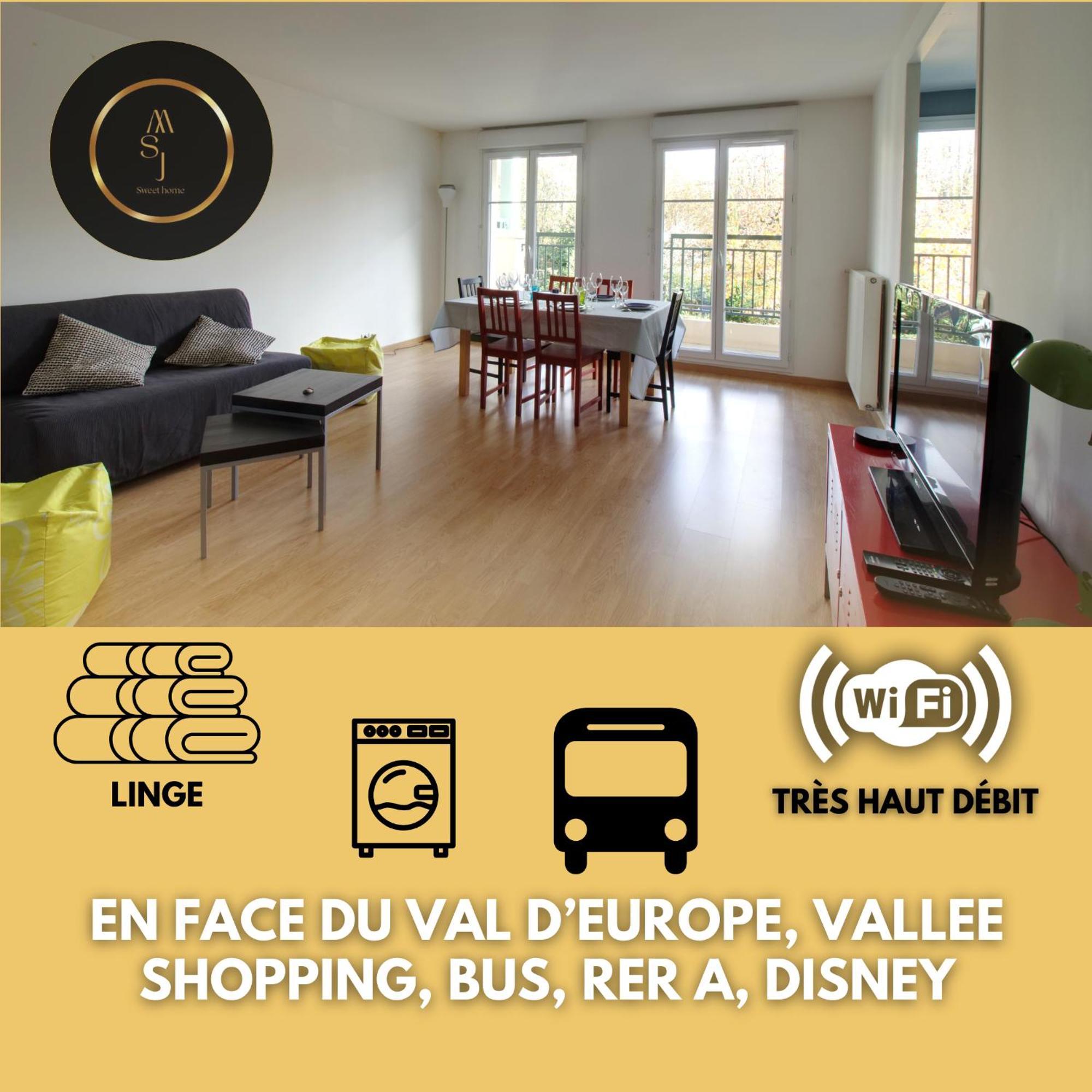 Cosy Appartement - Val D'Europe - Vallee Shopping - Disney Serris Exteriér fotografie